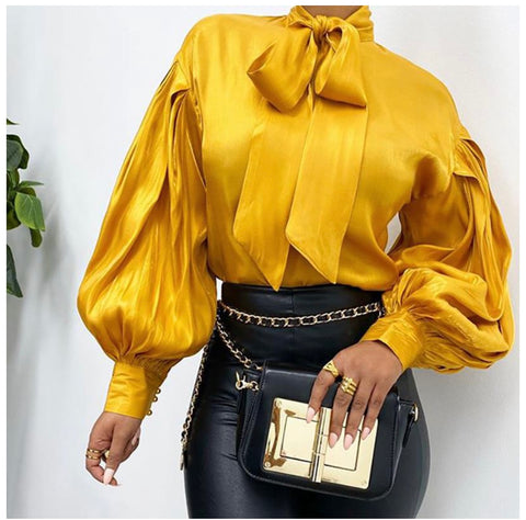 Yellow blouse-FINAL SALE
